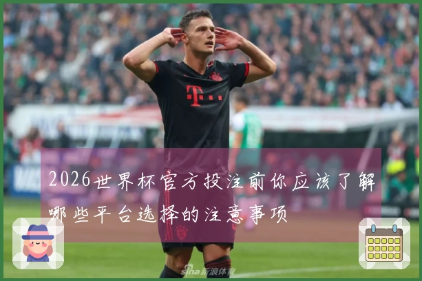 2026世界杯官方投注前你应该了解哪些平台选择的注意事项