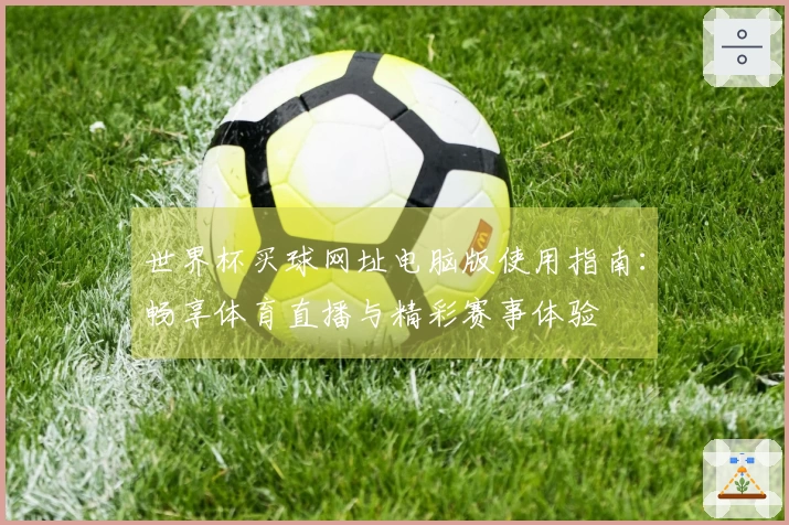 世界杯买球网址电脑版使用指南：畅享体育直播与精彩赛事体验